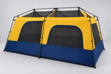 AI-edited reference: Cabin-style tents